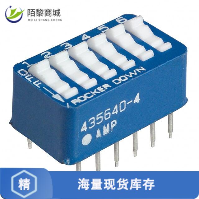 全新原装5435640-4正品/SWITCH ROCKER DIP SPST 60MA 5V