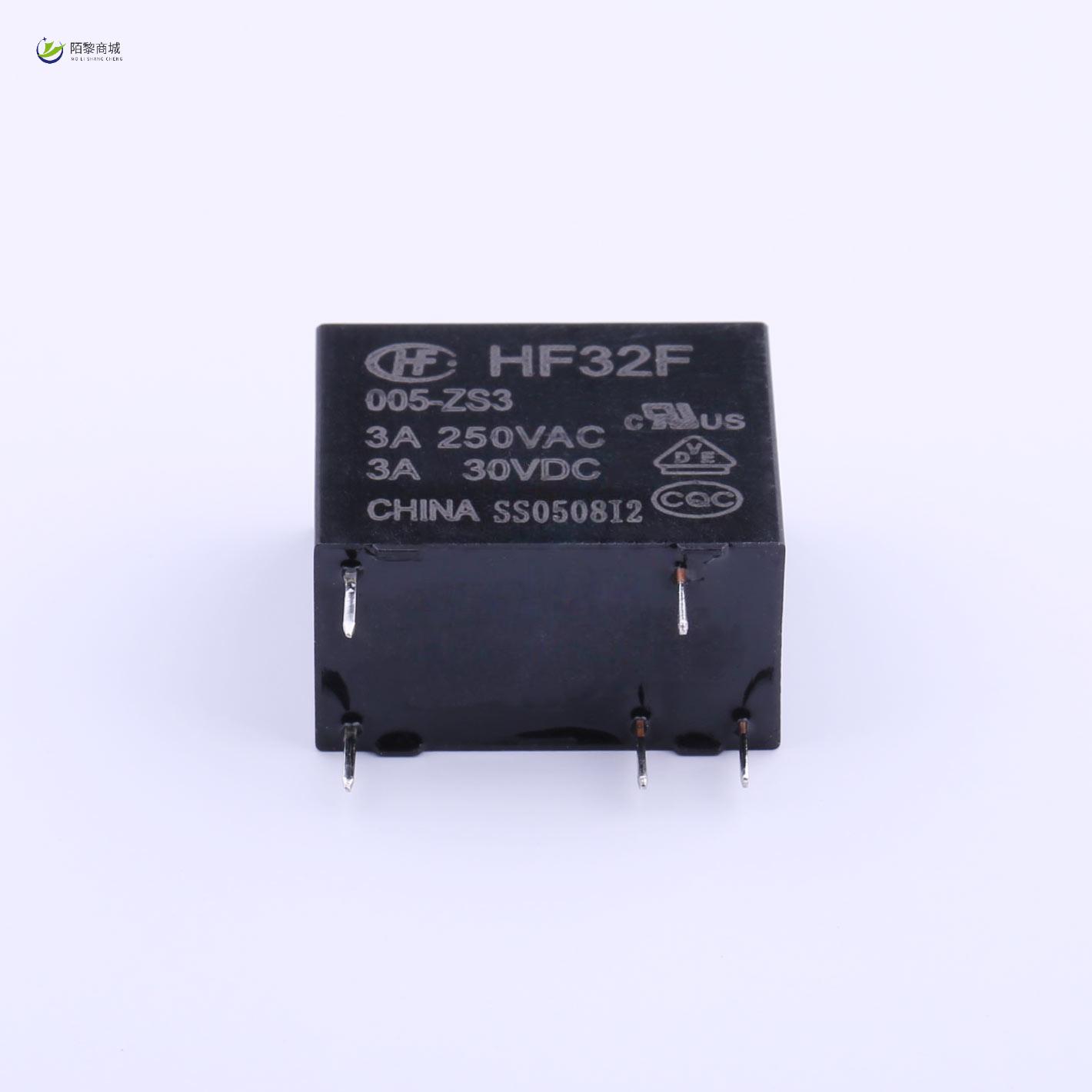 全新原装HF32F/005-ZS3正品/功率继电器 3A 单刀双掷 5