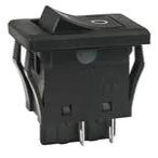 全新原装JWMW21RA1A正品/翘板 DPST TV5 RATED BLACK C