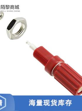 全新原装111-0102-001正品/CONN BIND POST KNURLED RED