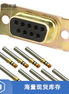 全新原装1757820-6正品/CONN D-SUB RCPT 9POS CRIMP