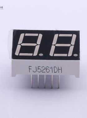 全新原装FJ5261DH正品/两位0.56英寸红色共阳数码管