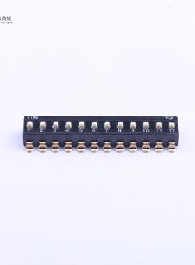 全新原装DSIC12LSGET正品/2.54mm间距（黑）12位（高推