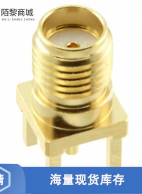 全新原装SMA-J-P-H-ST-TH1正品/CONN SMA JACK STR 50