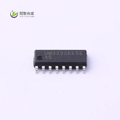原装正品UM3232EESE全新故障安全单电源RS-232收发器