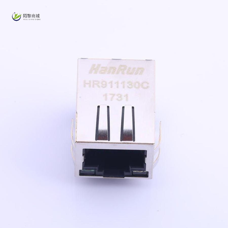 全新原装HR911130C正品/带集成磁铁和LED的单端口RJ45