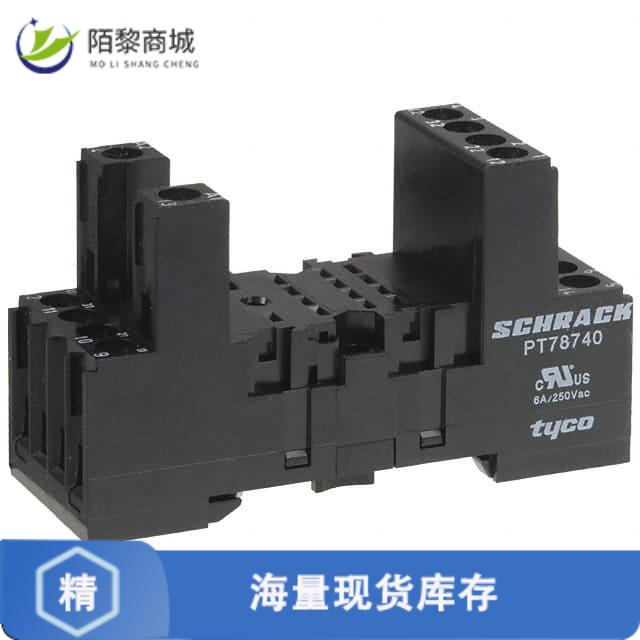 全新原装4-1415033-1正品/RELAY SOCKET 14 POS DIN RAIL