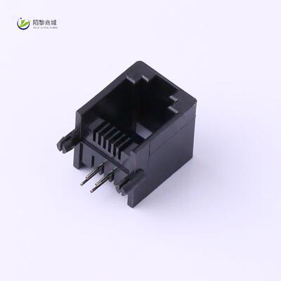 原装正品DS1133-S40BPX全新RJ11 6P4C,全金,黑色