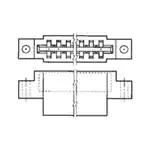 全新原装583859-3正品/CONN CARDEDGE HSG 44POS .156 BLK
