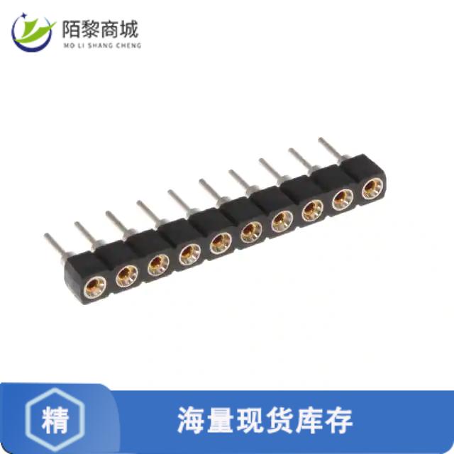 全新原装1814655-5正品/CONN SOCKET SIP 10POS GOLD
