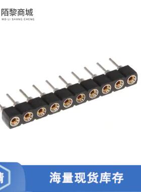 全新原装1814655-5正品/CONN SOCKET SIP 10POS GOLD