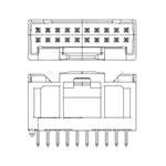 全新原装503091-2821正品/集管和线壳 iGrid V Hdr Dul
