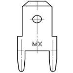 全新原装19708-4001正品/端子 PCB Tab Quick Discon Male