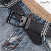 牛仔裤 CalniKin皮带男真皮针扣男裤 带潮流年轻人名牌腰带男士 ins