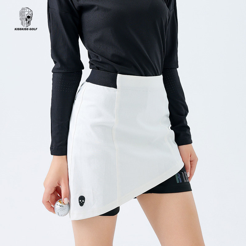 KISSKISSGOLF高尔夫短裙女秋冬运动休闲半身裙子弹力修身打底裙裤