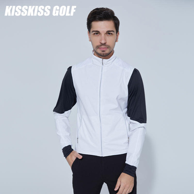 KISSKISSGOLF男士防风防雨衣高尔夫户外运动登山徒步防暴雨外套男