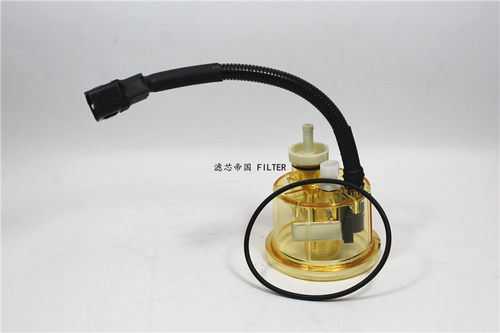 加装FS36241 FS36231 FS36216油水分离器加热柴油滤芯透明感应杯