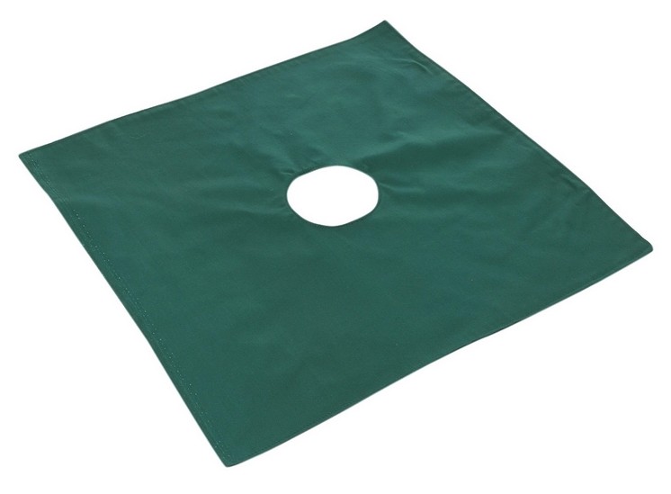 定做棉质剖腹耐高温橡胶中单洞巾