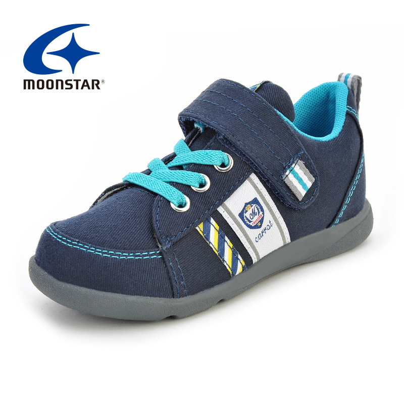 Chaussures de tennis enfants en toile MOON STAR pour printemps - semelle fond composite - Ref 1007739 Image 3