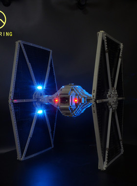 KY可匀灯饰适用于乐高75095星球大战钛战机LED灯光灯具