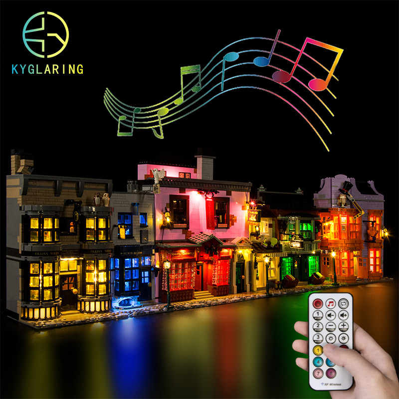 适用乐高75978对角巷展示盒LED灯