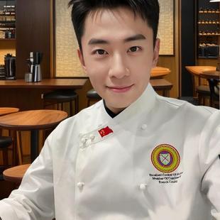 秋冬掌勺人鲍鱼王子蓝带御厨师长行政总厨餐饮酒店烘培西餐工作服