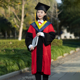 高端导师服学士服硕士服博士服大学生研究生毕业礼学位服文理工科