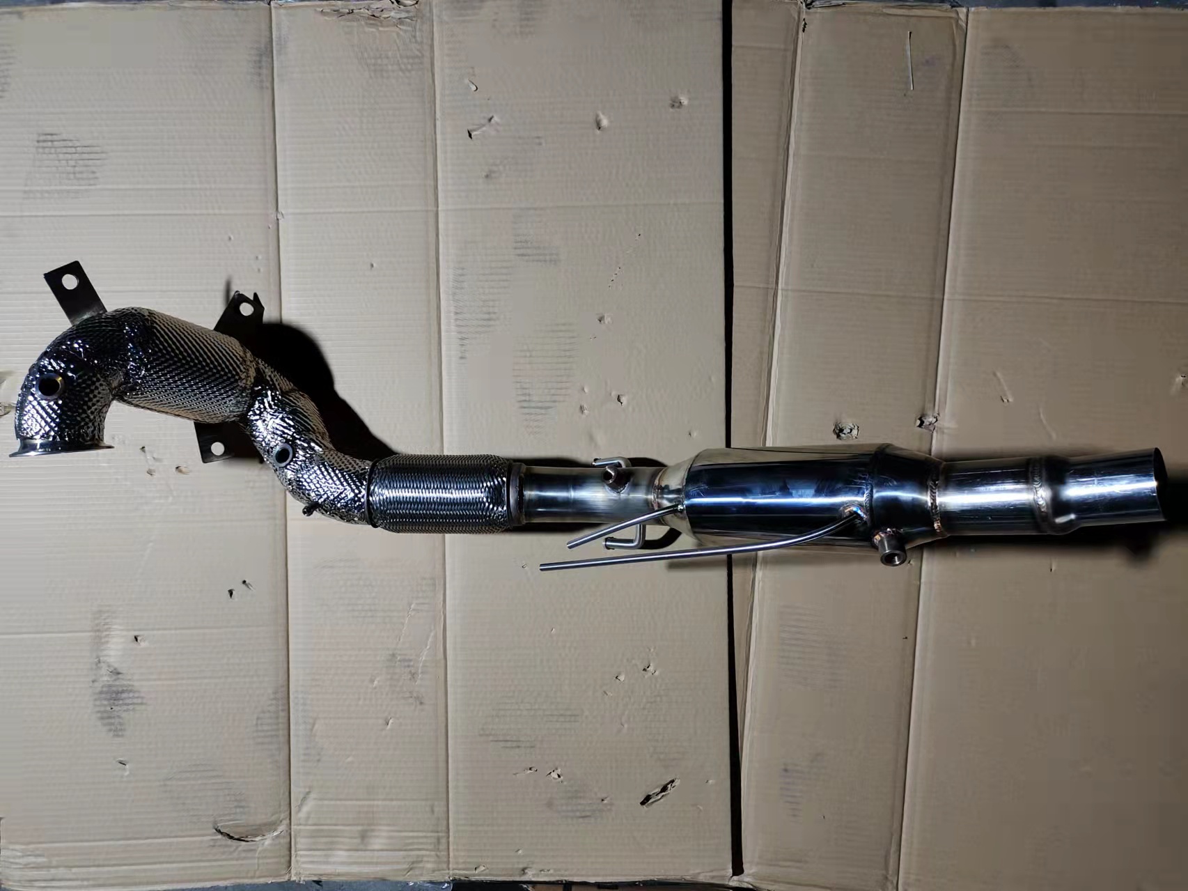 适用于大众高尔夫捷达vs5国六b直通颗粒捕捉器三元催化器头段gpf