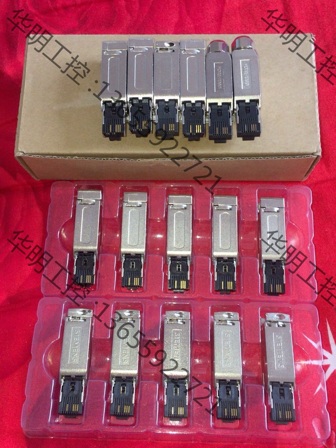 议价 西门子及兼容西门子profinet四芯水晶头RJ45插头6G