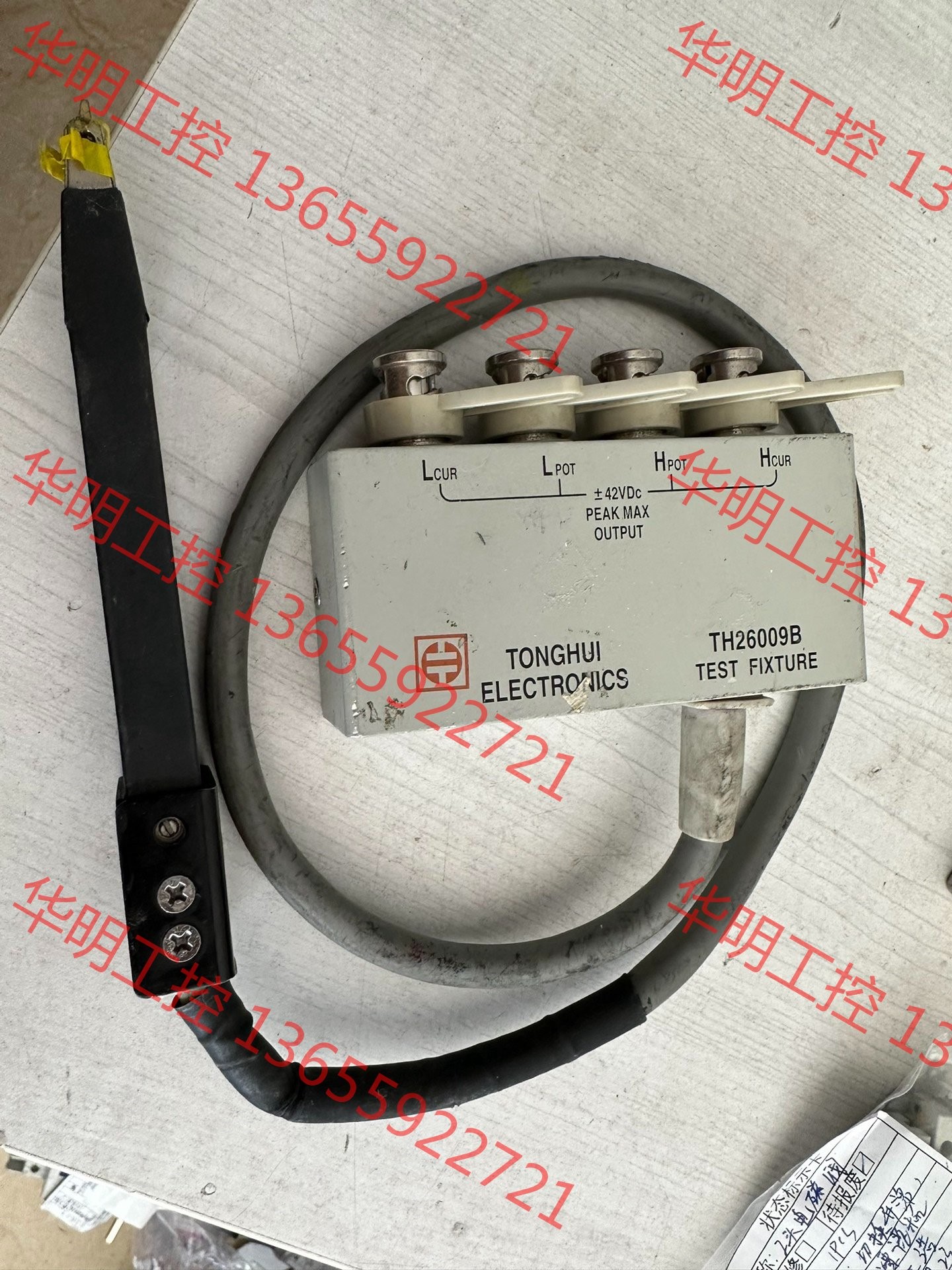 议价 议价 二手同惠同款数字电桥TH26009B贴片测试夹具 数字电桥