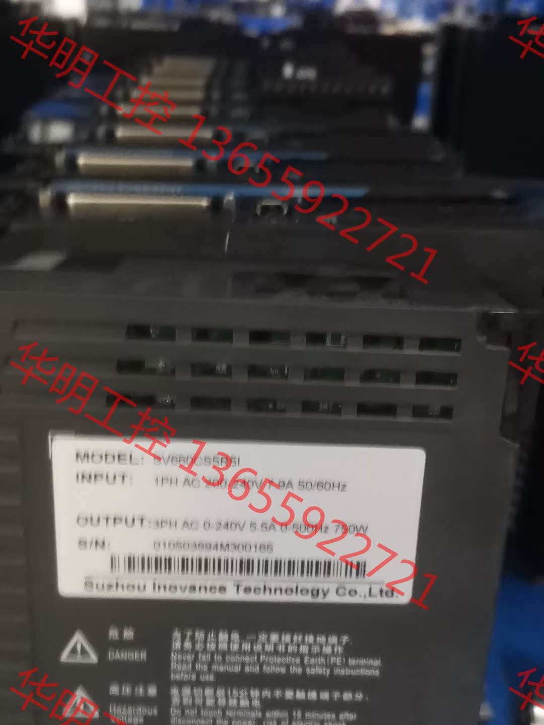 议价 汇川总线750瓦伺服电机，660CS5R51配MS1H1-7