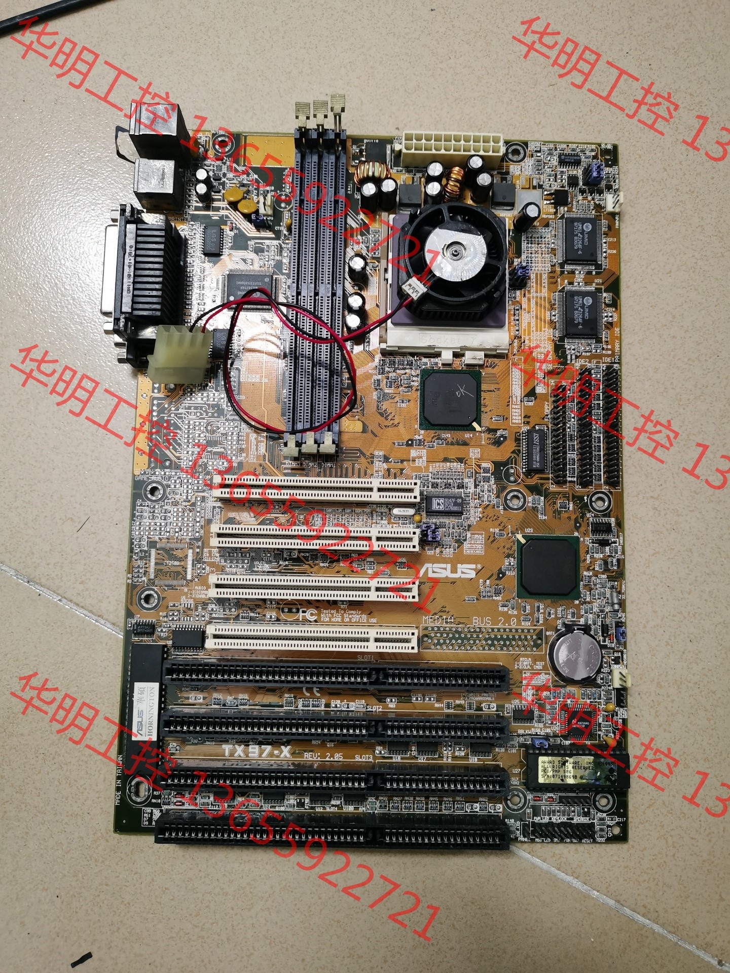 议价 华硕TX97-X主板，带CPU内存条，测试好发货。