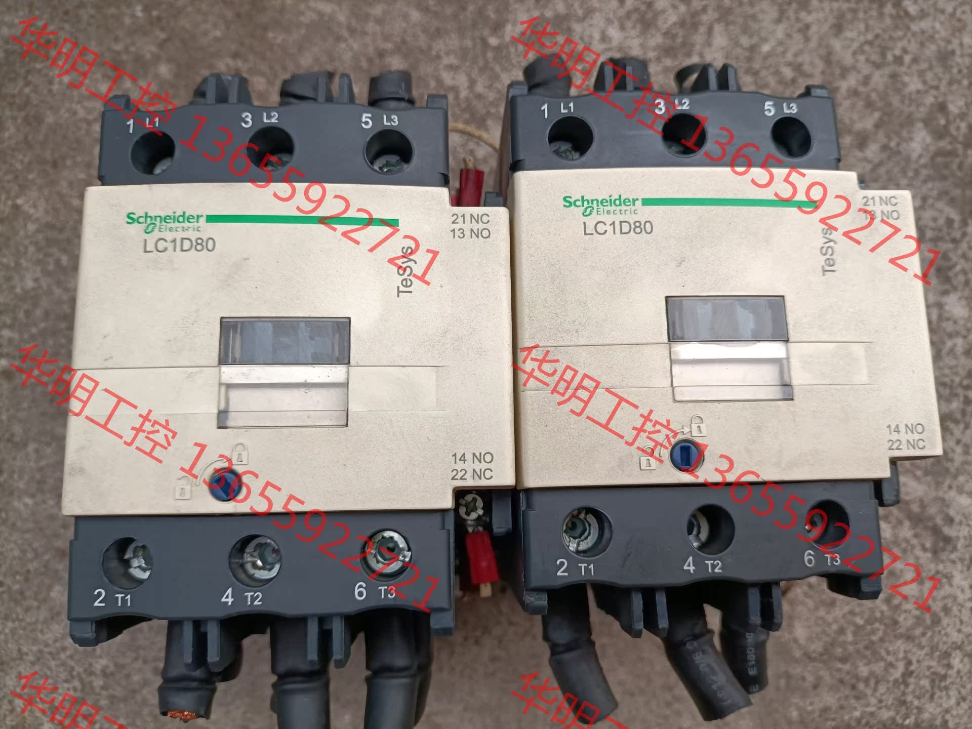 议价 施耐德接触器LC1D80，拆机，功能完好，成色如图，