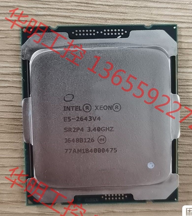 议价 intel 至强 e5-2643v4 正式版 高主频3.4g