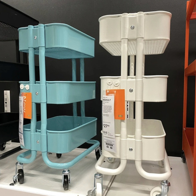 宜家小推车置物架零食玩具收纳