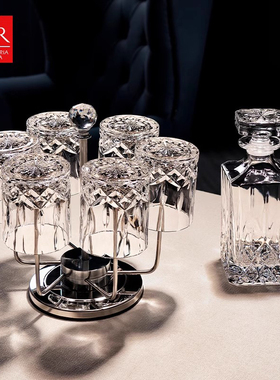 意大利进口rcr威士忌酒杯洋酒杯套装家用水晶玻璃杯轻奢高档酒樽