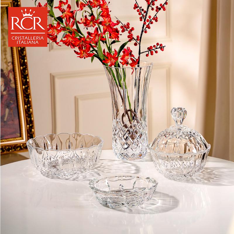 意大利水晶玻璃家用果盘