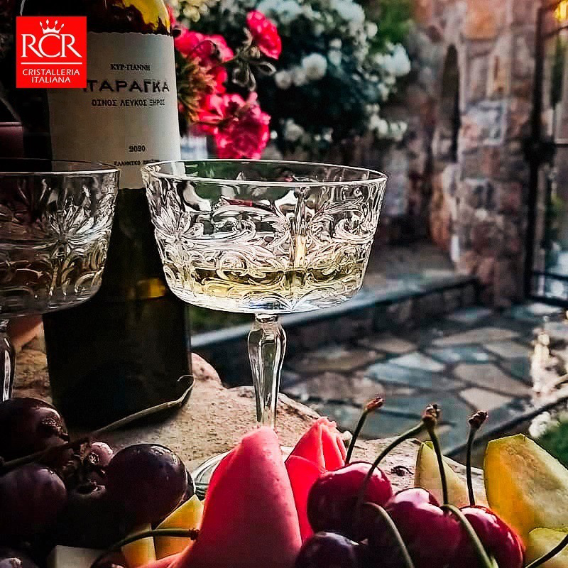 RCR威士忌杯欧式刻花家用水晶