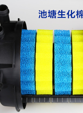 森森鱼池池塘过滤器CPF过滤桶可用棉生化过滤棉