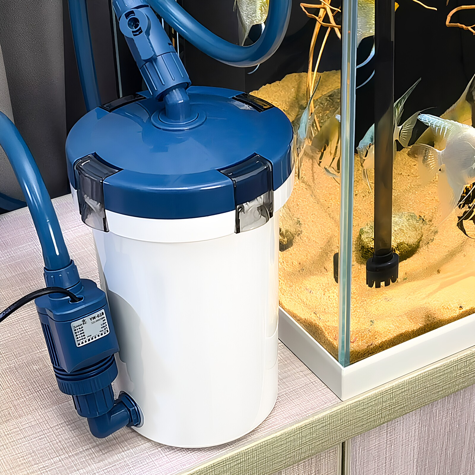 森森缸外过滤器鱼缸水族箱外置净水循环过滤系统过滤桶潜水泵静音