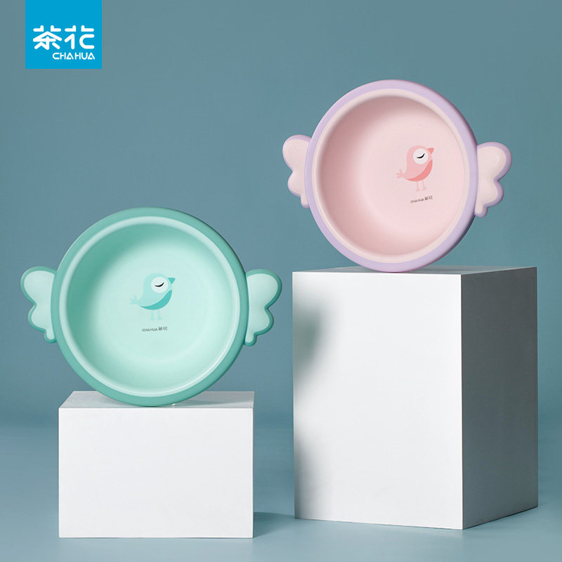 茶花初生婴儿洗脸盆新生儿童用品可爱卡通用洗屁股宝宝面盆