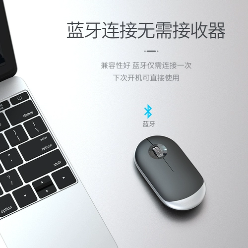 Беззвучная беспроводная мышь, мышка с зарядкой, неограниченный ноутбук подходит для мужчин и женщин, bluetooth