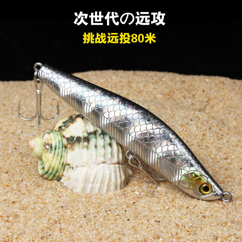 路亚饵沉水铅笔岸边海钓