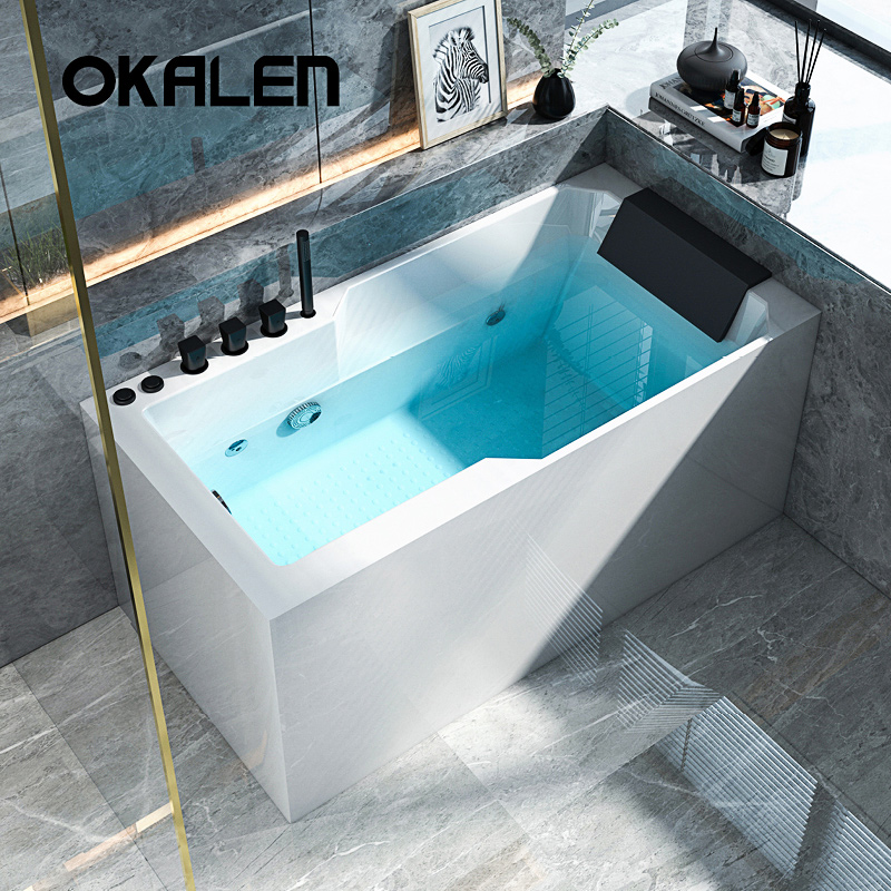 小户型恒温加热冲浪亚克力浴盆