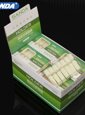 SANDA三达烟嘴SD-158 一次性抛弃型烟嘴过滤器香烟过滤嘴168支装