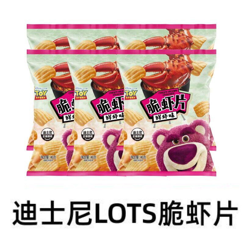 迪士尼鲜虾味脆虾片40g*6袋