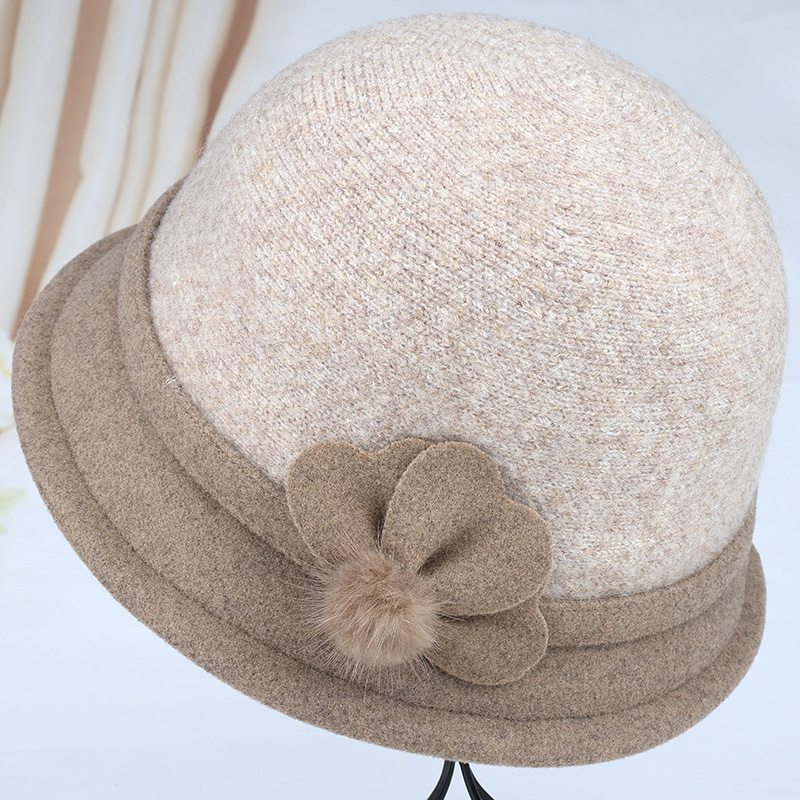 中老年妈妈春秋冬礼帽优雅端庄