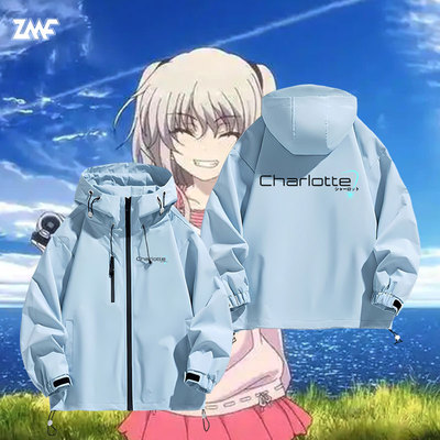 连帽秋冬加绒宽松防风冲锋衣