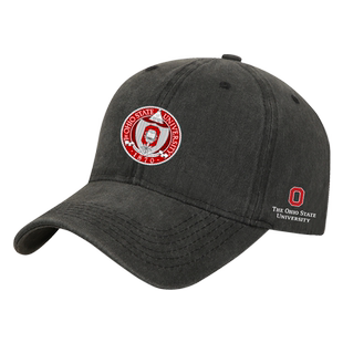 美国俄亥俄州立大学可定制名校logo图案户外复古男女棒球帽鸭舌帽