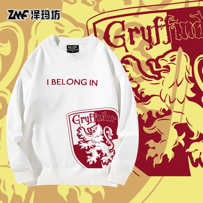 加绒柔顺亲肤保暖圆领卫衣